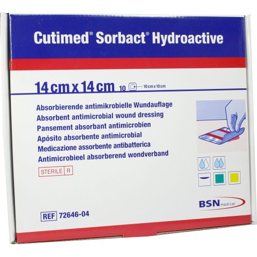 Cutimed Sorbact Hydroactive 14x14cm - PZN 06148086