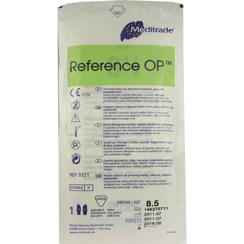 Handschuhe OP Latex Gr 8.5 steril - PZN 00061591