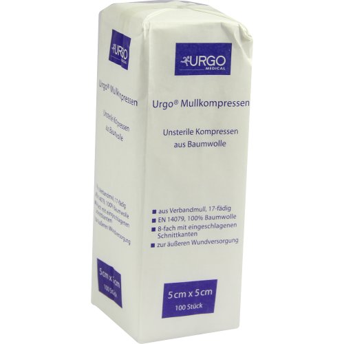 URGO MULLKOMPR 5X5CM UNST - PZN 06187904