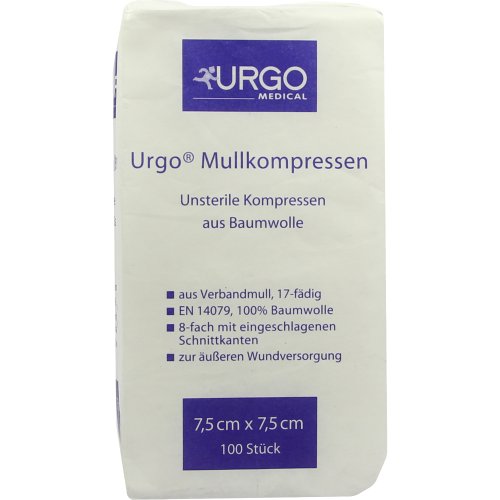 URGO MULLKOMPR 7.5X7.5CM - PZN 06187910