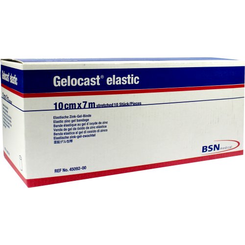 Gelocast elastic 10cmx7m Zink-Gel-Binde - PZN 00062538