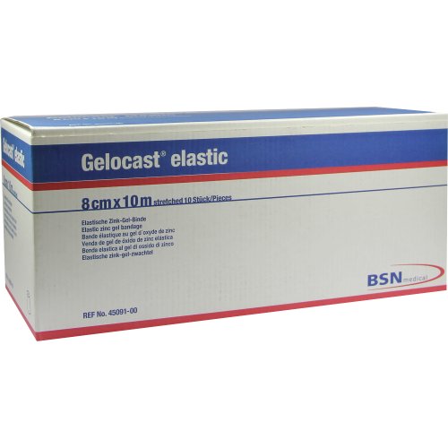 Gelocast elastic 8cmx10m Zink-Gel-Binde - PZN 00062544