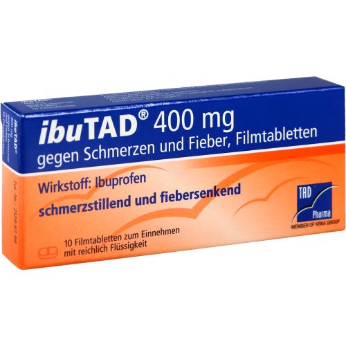 ibuTAD 400mg gegen Schmerzen und Fieber Filmtabl. - PZN 06407530