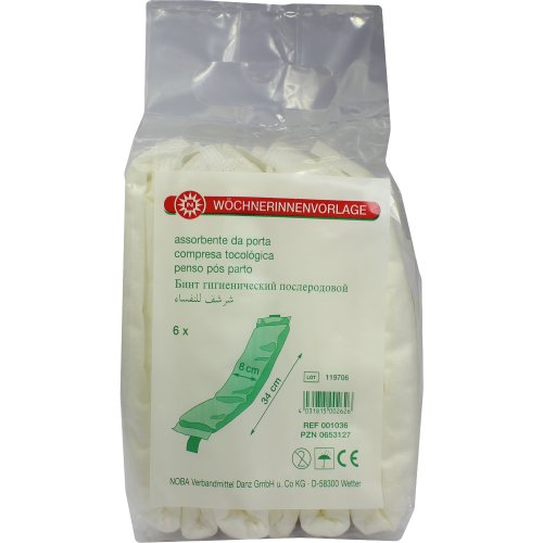Wöchnerinnenvorlage 8x34cm - PZN 00653127
