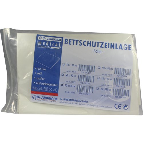Bettschutzeinlage 70x100cm Folie weiß - PZN 00658509