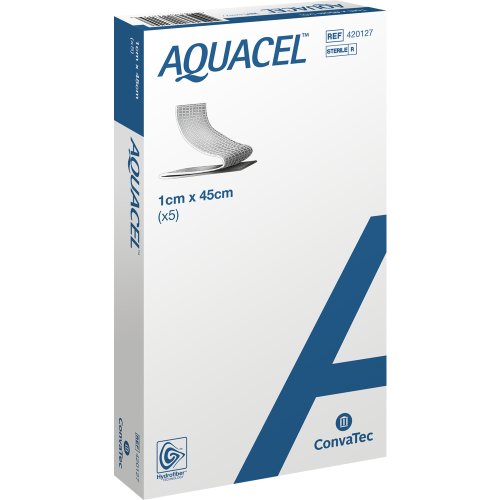 Aquacel Tamponade m.Verstärkungsfasern 1cmx45cm - PZN 06585438