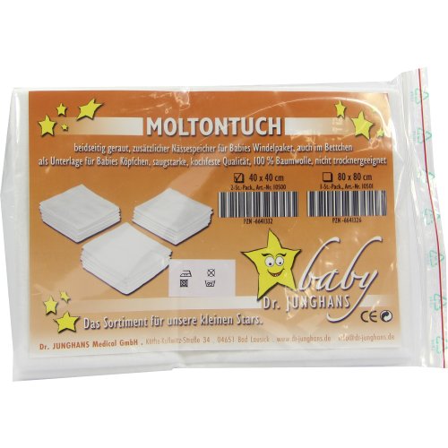 Molton-Tücher 40x40cm - PZN 06641332