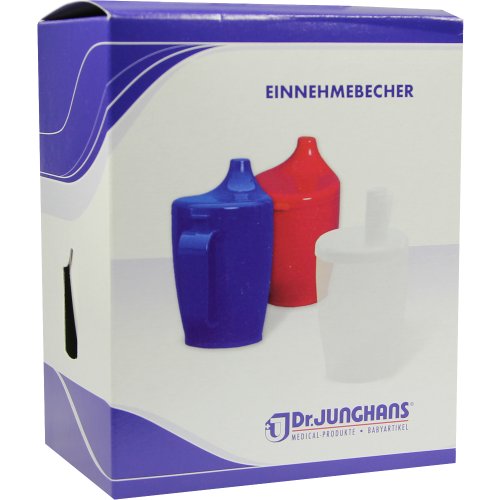 Einnehmebecher weiß m. Deckel u. Mundansatzstück - PZN 06641450