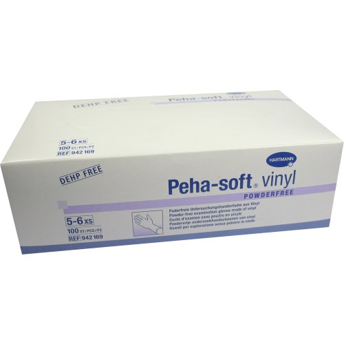 Peha-soft vinyl Untersuch.Handschuhe unst. Pfr. XS - PZN 06682414