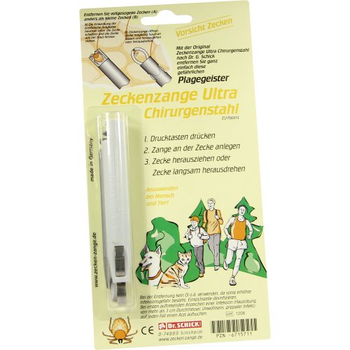 Zeckenzange Ultra Chirurgenstahl - PZN 06715711