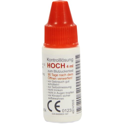 Gluco-test Plus Kontrolllösung hoch - PZN 06799889