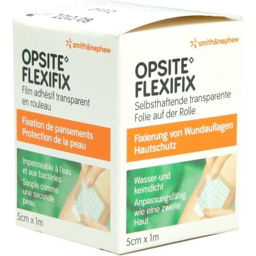 OPSITE FLEXIFIX PU Folie 5cmx1m unsteril Rolle - PZN 00680325