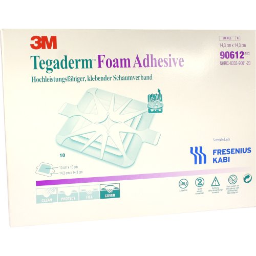 Tegaderm Foam Adhesive FK 14.3x14.3cm - PZN 06917337