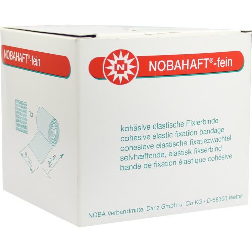 NOBAHAFT FEIN 20MX8CM KOHAESIVE MITTELZUGBINDE - PZN 07096492