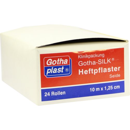 GOTHA SILK HEFTPFLASTER 10MX1.25CM SEIDE AUF KERN - PZN 07105340