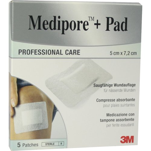 Medipore +Pad 5.0 cm x 7.2 cm - PZN 07194792