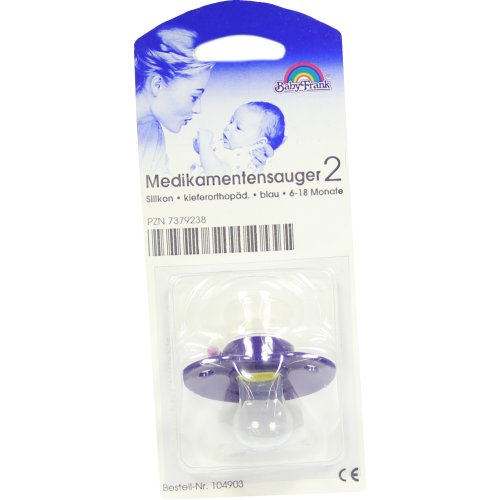 NUMIMED-Frank Medikamenten Sauger 6-18Monate blau - PZN 07379238
