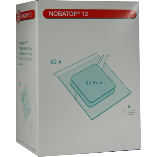 NOBATOP 12 5X5CM 2 STERILE KOMPRESSEN PRO SET - PZN 07385658