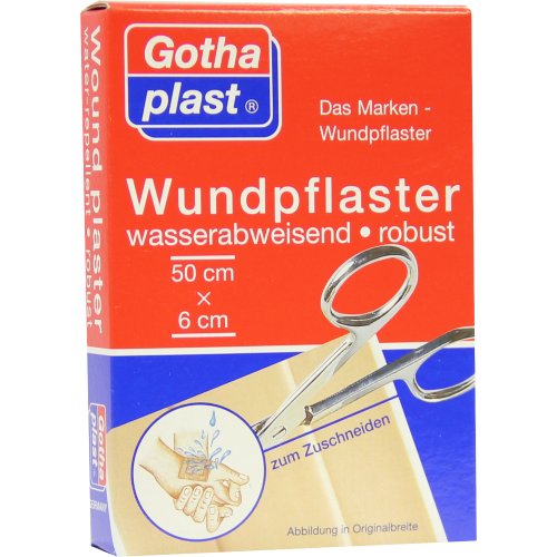 Gothaplast Wundpflaster wasserabw.robust 0.5mx6cm - PZN 07464760