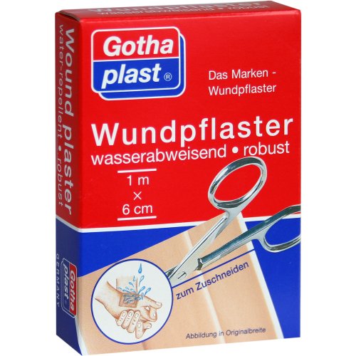 Gothaplast Wundpflaster wasserabw.robust 1mx6cm - PZN 07464777