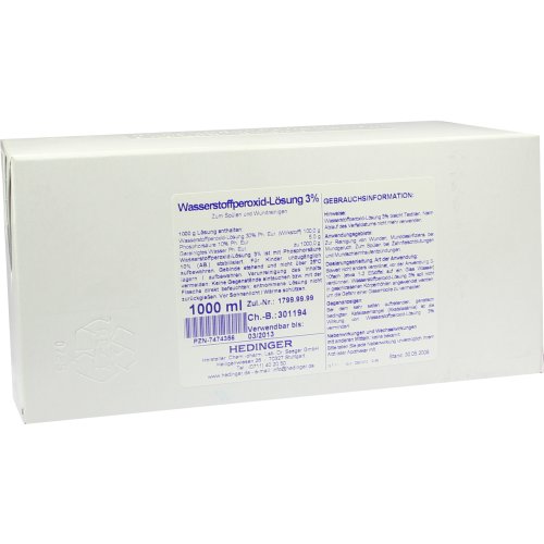 Wasserstoffperoxid-Lös. 3% nach Standardzulassung - PZN 07474356
