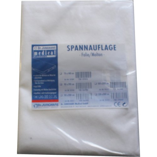 Molton Spannauflage 90x190cm Fol.eins.Molton besch - PZN 07661986