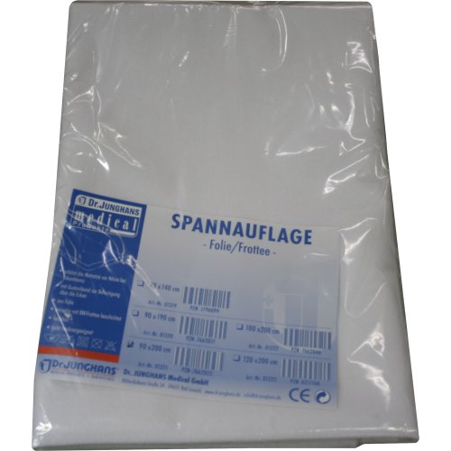 Frotte Spannauflage 90x200cm Fol.eins.Frott.beschi - PZN 07662023