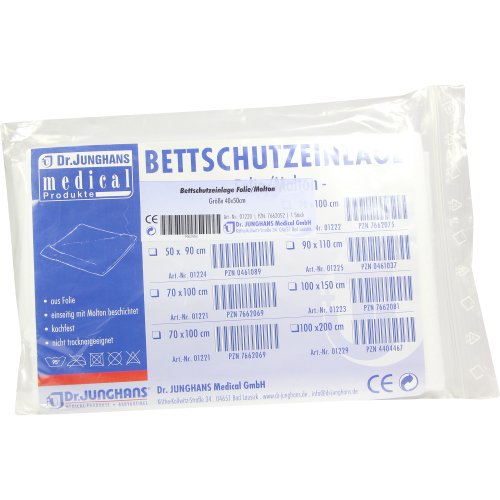 Bettschutzeinlage 40x50cm einseitig mit Molton - PZN 07662052