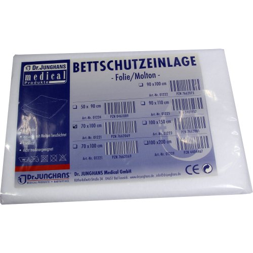 Bettschutzeinlage 70x100 einseitig mit Molton - PZN 07662069