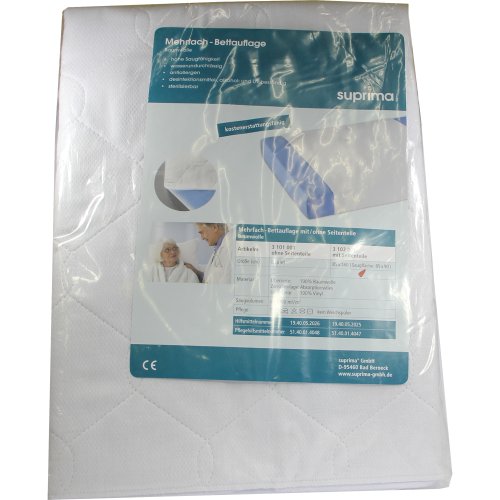 Suprima Mehrweg-Bettunterlage m.Seitent.85x90 102 - PZN 07673185