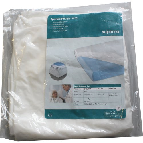 Suprima Spannbettuch PVC Art.63 weiß - PZN 07673251