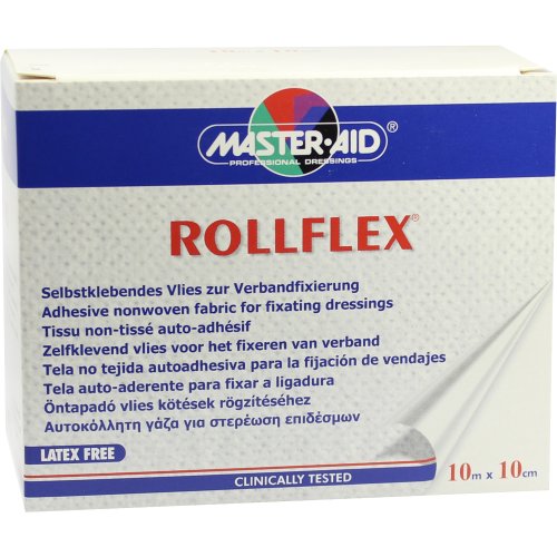 ROLLFLEX Pflaster-Fixiervlies 10mx10cm Master Aid - PZN 07708191