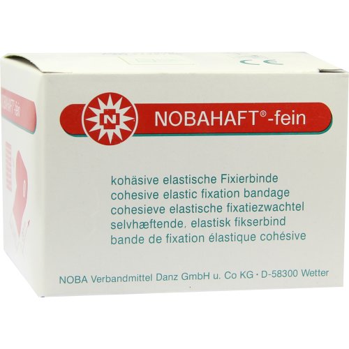 NOBAHAFT-FEIN 20mX6cm rote Kohäsive Fixierbinde - PZN 07742785