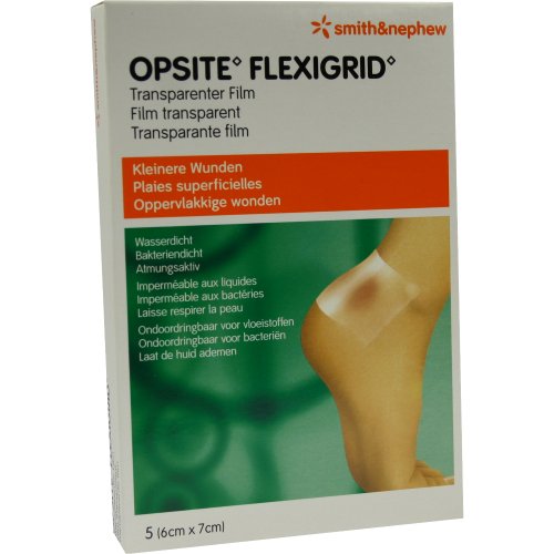 OpSite Flexigrid 6x7cm transp. wasserd. Verb. ster - PZN 00081725