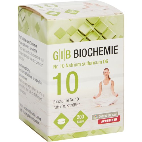 GIB Biochemie Nr.10 Natrium sulfuricum D 6 - PZN 08481588