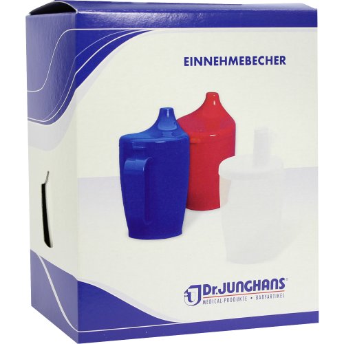 Einnehmebecher m.Griff u.Deckel 12mm weiß - PZN 08490127