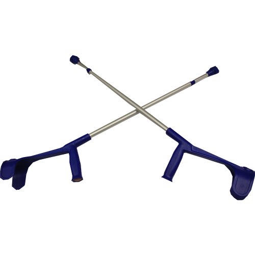 Unterarmkrücke f.Erw.Leichtmetall blau - PZN 08514595