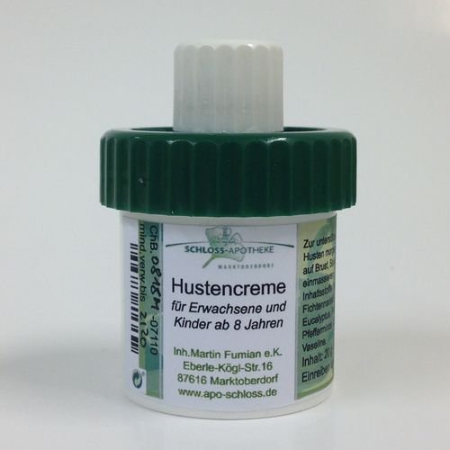Hustencreme 20g für Erwachsene und Kinder ab 8 Jahren - PZN 08001789