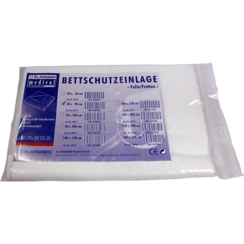 BETTSCHUTZEINLAGE 50X90CM FOLIE FROTTEE - PZN 00887664