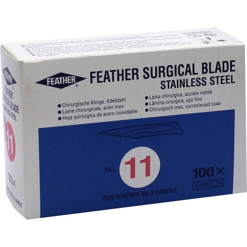 Skalpelle Einmal Klingen Fig. 11 Feather - PZN 08902481