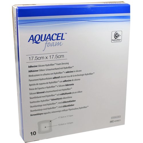 AQUACEL Foam adhäsiv 17.5x17.5cm - PZN 09060392