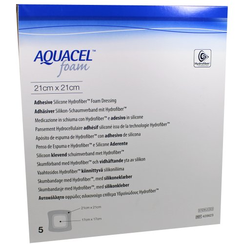 AQUACEL Foam adhäsiv 21x21cm - PZN 09060417