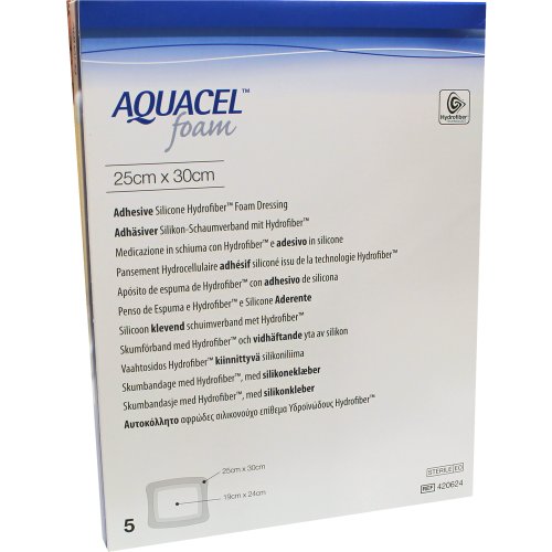 AQUACEL Foam adhäsiv 25x30cm - PZN 09060452