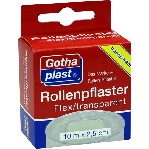 Rollenplaster Flex Transparent 10mx2.5m Euroaufhän - PZN 09213915