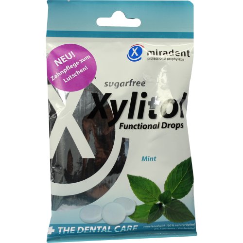 miradent Xylitol Functional Drops Mint - PZN 09332643