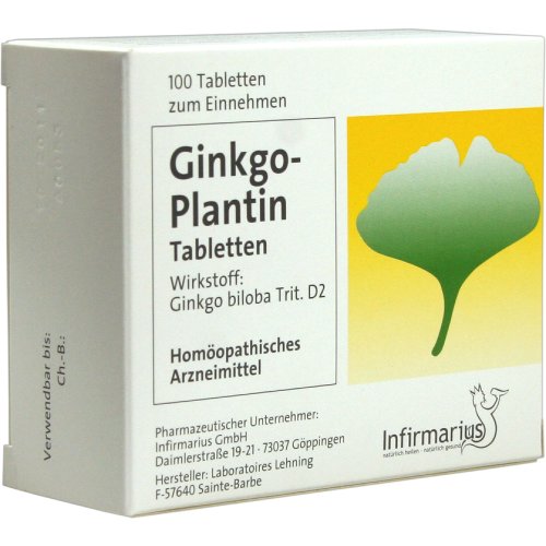 Ginkgo-Plantin Tabletten - PZN 00949885