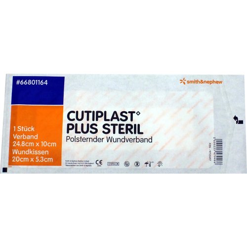 Cutiplast 10x24.8cm plus steril - PZN 09755697