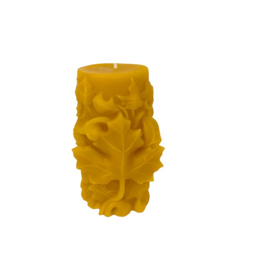 Bienenwachskerze Herbstblatt - PZN 08000103