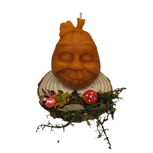 Bienenwachskerze Kürbisgesicht - PZN 08000104