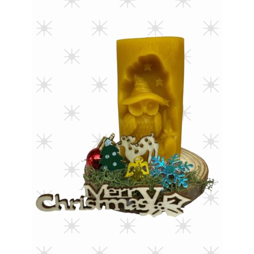 Bienenwachskerze Eule im Baumstamm - PZN 08000215